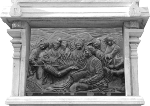 Śrī Bhīṣma lying on the arrow-bed