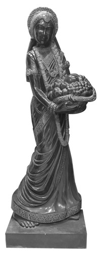 Gopī with a Fruit Basket